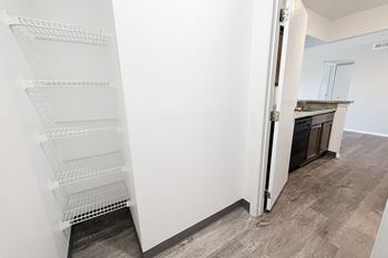 Pantries in select apartments